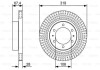 Диск тормозной (передний) Toyota Hilux 06- (319x28) BOSCH 0 986 479 W47 (фото 1)