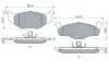 Колодка тормозов. диск. SEAT IBIZA IV (6L1), SKODA FABIA (6Y2) передн. (выр-во) BOSCH 0 986 494 005 (фото 5)