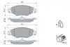Колодка тормозов. диск. PEUGEOT 206 передн. (выр-во) BOSCH 0 986 494 039 (фото 5)