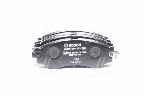 Колодка тормозов. диск. CHEVROLET EPICA 2.0 2.0D 2.5 06 - передн. (выр-во) BOSCH 0 986 494 173