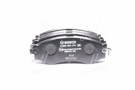 Колодка гальм. диск. CHEVROLET EPICA 2.0 2.0D 2.5 06 - передн. BOSCH 0 986 494 173