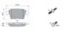 Комплект гальмівних колодок із 4 шт. дисків BOSCH 0 986 494 199 (фото 5)