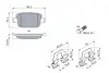 Колодка тормозов. диск. FORD KUGA задн. (выр-во) BOSCH 0 986 494 214 (фото 5)