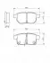 Колодки тормозные TOYOTA Prius/Corolla/Yaris &quot;R &quot;07&gt;&gt; BOSCH 0 986 494 328 (фото 7)