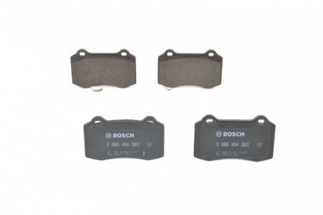 Тормозные колодки. BOSCH 0986494393