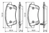 Колодки тормозные. BOSCH 0 986 494 552 (фото 2)
