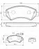 Колодки гальмівні (передні) Citroen Jumper/Fiat Ducato/Peugeot Boxer 2.0-3.0HDi 06- R16(+датчик) BOSCH 0 986 494 589 (фото 8)