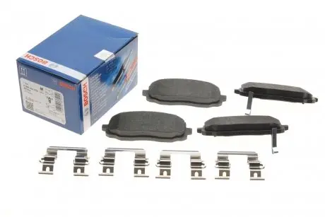Колодки гальмівні (передні) Hyundai I10 08-/Kia Picanto 04- BOSCH 0986494594