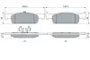 Колодка тормозов. диск. DACIA LOGAN 1.2 1.5 2012-,SANDERO 2013-, CLIO IV 2012-передн. (выр-во) BOSCH 0 986 494 661 (фото 5)