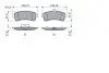 Тормозные колодки, дисковые. BOSCH 0 986 494 763 (фото 2)