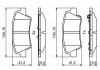 Гальмівні колодки, дискові BOSCH 0 986 494 768 (фото 7)