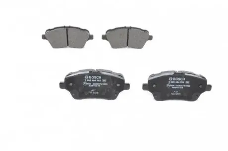 Гальмівні колодки, дискові BOSCH 0 986 494 792