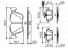 Гальмівні колодки дискові BOSCH 0986494835 (фото 1)