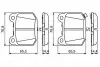 Гальмівні колодки дискові BOSCH 0986494865 (фото 1)