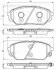 HYUNDAI колодки гальмівні передн.IX55 BOSCH 0986495310 (фото 1)