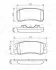 Комплект тормозных колодок из 4 шт. дисков BOSCH 0 986 495 357 (фото 1)