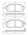 NISSAN гальмівні колодки передн.Tiida 04-,Juke 14-,Maxima QX BOSCH 0986495379 (фото 1)