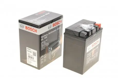 Акумулятор мото AGM 12В/12Ач/210А BOSCH 0 986 FA1 050