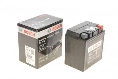Акумуляторна батарея 10Ah/120A (133x90x142/+R/B0) (AGM) Factory Activated AGM BOSCH 0 986 FA1 160