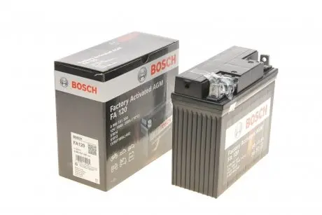 Акумуляторна батарея 18Ah/250A (186x82x171/+R/B0) (AGM) Factory Activated AGM BOSCH 0 986 FA1 200
