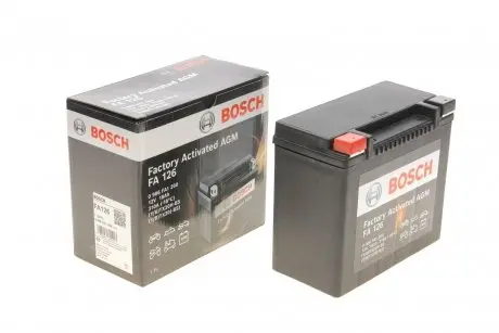 Акумуляторна батарея 18Ah/310A (176x89x154/+L/B0) (AGM) Factory Activated AGM BOSCH 0 986 FA1 260