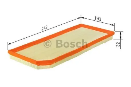 Фильтр воздушный Hyundai Matrix 1.5CRDI/1.6/1.8 01-10 (не поставляется) BOSCH 1 457 433 584