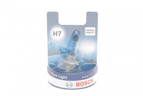 Автолампа H7 12V 55W PX26d Pure Light BOSCH 1 987 301 012