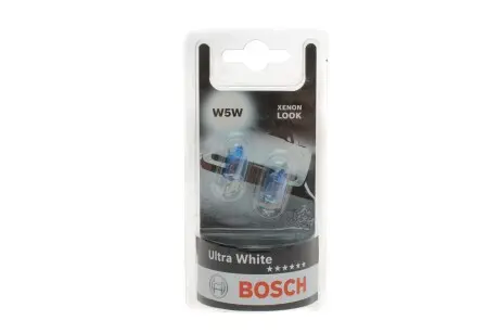 Лампочка W5W (12В, 5Вт, тип гнізда: W2,1X9,5D) BOSCH 1 987 301 098