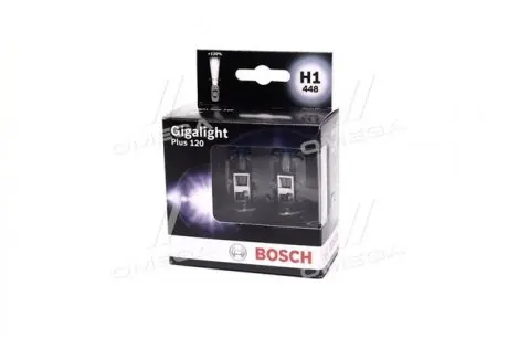 Лампа H1 55W 12V Gigalight Plus 120 бокс 2 шт. - знято з вир-ва BOSCH 1 987 301 105