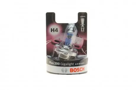Лампочка H4 (60/55Вт, тип гнізда: P43T) BOSCH 1987301144