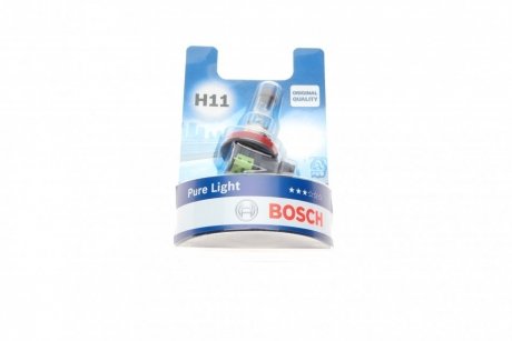 Автолампа H11 12V 55W PGJ19-2 Pure Light BOSCH 1 987 301 339