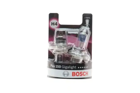 Автолампа H4 12V 60/55W P43t Plus 150 Gigalight DBL BOSCH 1 987 301 430