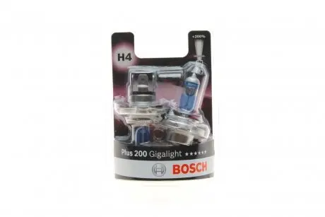 Лампочка H4 (12В, 60/55Вт, тип гнізда: P43T) BOSCH 1987301435