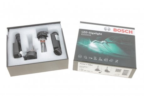 Автолампа HB4 12V 30W P22d Gigalight Twin LED (6000К) BOSCH 1 987 301 555