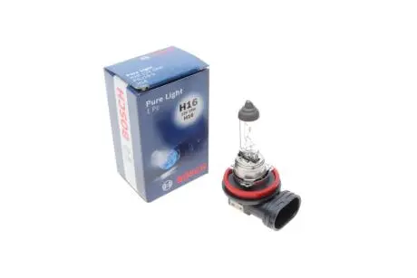 Лампочка Pure Light галоген H16 (1 шт, 12 В, 19 Вт, тип гнізда: PGJ19-3) BOSCH 1 987 302 089