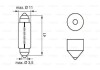 Автолампа C5W 12V 5W SV8.5-8 BOSCH 1 987 302 225 (фото 6)