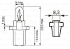 Автолампа PB3 24V 1.2W B8.3d BOSCH 1 987 302 515 (фото 6)