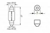 Лампочка (24В, 3Вт, тип гнізда: SV7-8) BOSCH 1 987 302 528 (фото 6)