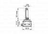 Автолампа D3S 42V 35W PK32d-5 Xenon 4200K BOSCH 1 987 302 907 (фото 2)