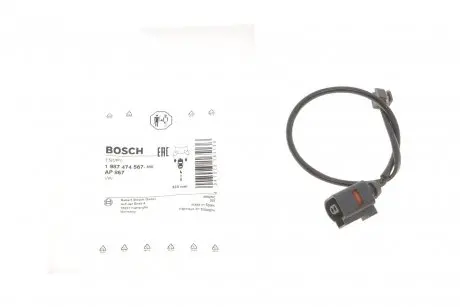 Датчик зносу гальмівних колодок VW Touareg 3.0-4.2 10- BOSCH 1 987 474 567