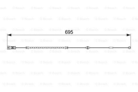 Датчик зносу гальмівних колодок BOSCH 1 987 474 585