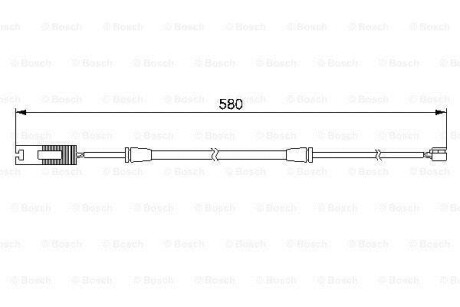 Датчик зношув.гальм колодок BMW 750i E38 \'\'F \'\'94-01 BOSCH 1987474941