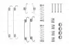 Комплект пружинок колодок ручника Citroen C2/C3/C4/Peugeot 208/301 02- BOSCH 1 987 475 304 (фото 1)