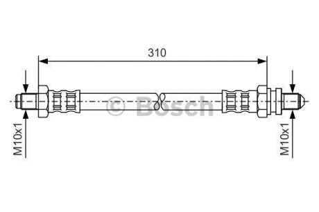 Тормозной шланг BOSCH 1987476407