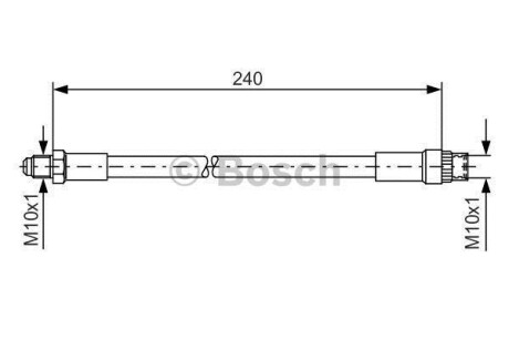 Гальмівний шланг BOSCH 1987476421