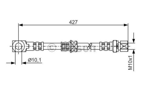 Шланг гальмівний BOSCH 1 987 476 690