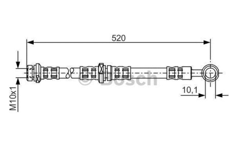 Гальмівний шланг BOSCH 1987476768
