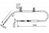 Гальмівний трос 1958mm AUDI A6 \'\'RL \'\'97-04 BOSCH 1987477603 (фото 1)