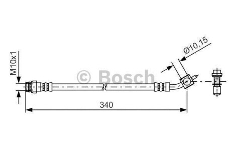 Тормозной шланг BOSCH 1987481423