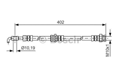 Гальмівний шланг BOSCH 1987481445
